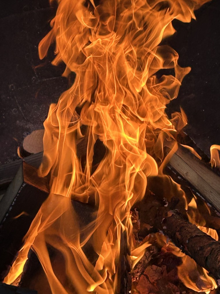 Bonfire- orange flames